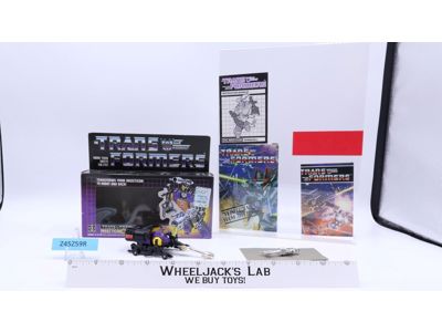 Bombshell 100% Complete W/BOX & INSERT 1985 Vintage Hasbro G1 Transformers