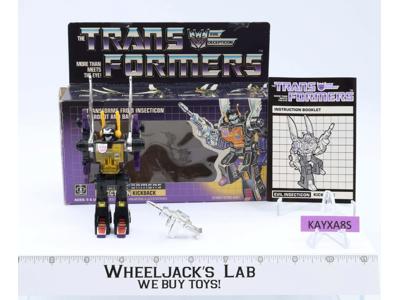 Kickback NICE FIG & BOX 100% Complete 1985 Vintage Hasbro G1 Transformers