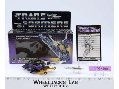 Shrapnel NICE BOX & FIGURE 100% Complete 1985 Vintage Hasbro G1 Transformers