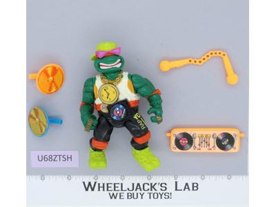 Rappin' Mike 100% Complete Teenage Mutant Ninja Turtle TMNT 1991 Playmates
