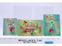 Lot of 2 Bracelets + Zipper Pull Charm The Little Mermaid Disney Applause NEW