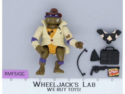 Donatello Undercover Turtle 100% Complete TMNT Playmates 1990 Vintage Figure