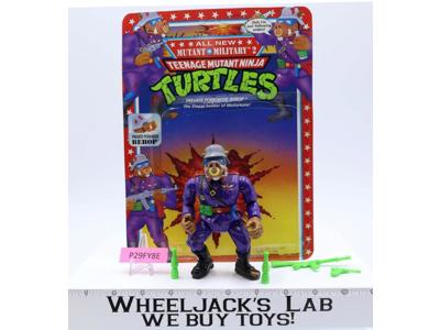Private Porknose Bebop 100% Complete W/Card TMNT 1992 Playmates Action Figure