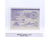 Cobra Water Moccasin 1984 ORIGINAL Instructions / Blueprints G.I. Joe Vehicle