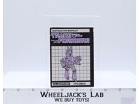 Cyclonus Action Figure Vintage Instruction Manual Booklet 1986 G1 Transformers