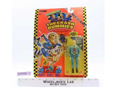 Larry The Incredible Crash Dummies 1991 Tyco Action Figure NEW MOSC SEALED