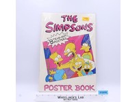 The Simpsons Poster Book 8 Tear-Out Posters 1990 Button-Up NEW SEALED