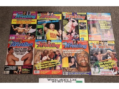 WWF Lot of 8 Inside Wrestling Magazines 1989 Hulk Hogan