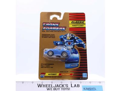 Freeway Classic Throttlebot NEW MOSC 1990 Vintage Hasbro G1 Transformers Figure