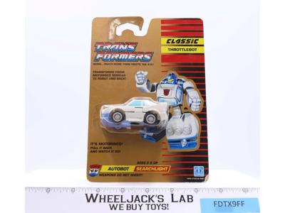 Searchlight Classic Throttlebot MOSC 1990 Vintage Hasbro G1 Transformers Figure