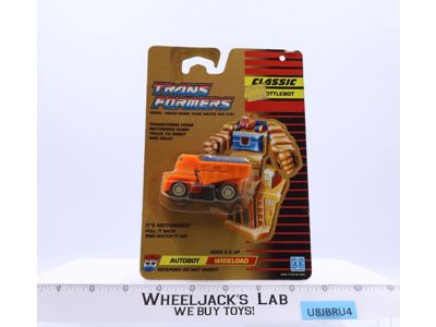 Wideload Classic Throttlebot MOSC 1990 Vintage Hasbro G1 Transformers Figure