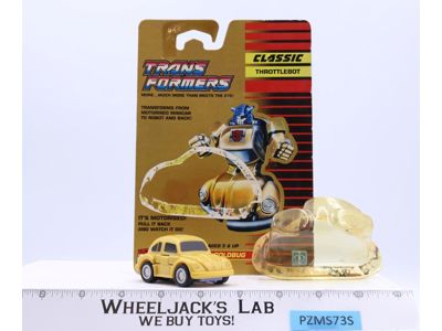 Goldbug Classic Throttlebot NEW MOC 1990 Vintage Hasbro G1 Transformers Figure