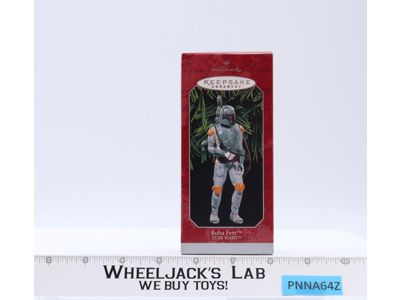 Boba Fett Star Wars 1998 Hallmark Keepsake Christmas Ornament MIB