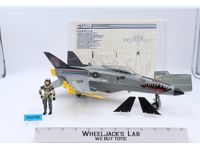 Conquest X-30 W/ Slip-Stream Complete G.I. Joe 1986 Hasbro Action Figure Vehicle