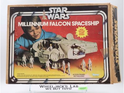 Millennium Falcon 100% Complete WORKS W/Box Star Wars 1979 Kenner Vehicle
