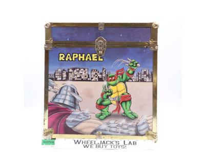 Wooden Toy Chest Teenage Mutant Ninja Turtles TMNT 1980's Storage Box