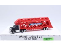 Red Big Rig Hauler W/ Black Cab Micro Machines 1989 Galoob Vehicle