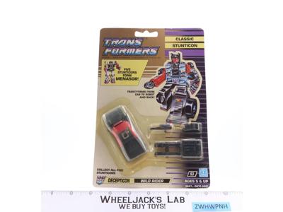 Wild Rider Classic Stunticon MOSC 1989 Vintage Hasbro G1 Transformers Figure