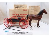 Jamie West Buckboard/Horse Set W/THUNDERBOLT & BOX 100% complete 1965 Vintage