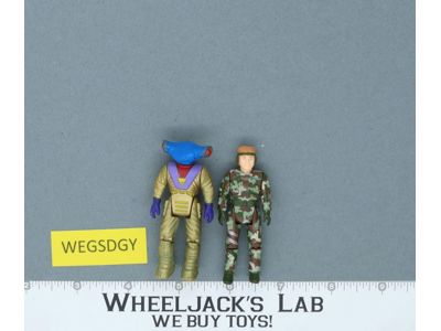 Finn & Quark Dino Riders English Siso 1989 Tyco Vintage Action Figures