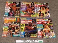 WWF Lot of 6 Wrestling World Magazine 1992 1993 1995 w/ Posters HULK HOGAN