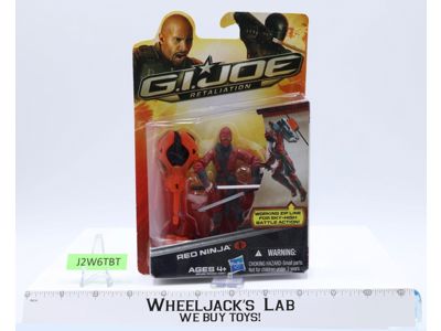 Red Ninja #2 G.I. Joe Retaliation 2011 Hasbro Figure Zip Line NEW MOSC SEALED