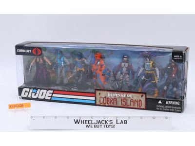 Defense of Cobra Island G.I. Joe 25th Anniversary 2009 Hasbro Figure Set NEW MIB