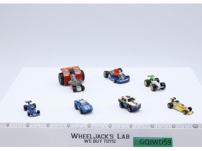 Lot of 7 Various Race Cars, Tractor Pull Vintage Galoob Micro Machines
