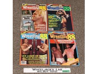 WWF Lot of 4 1988 Wrestling 88 COMPLETE Macho Hogan Luger Sting