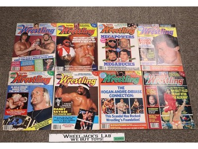 WWF Lot of 10 Inside Wrestling Magazines 1991 Hulk Hogan