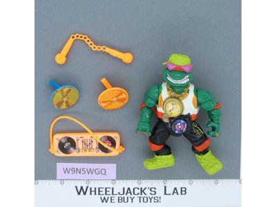 Rappin' Mike 100% Complete Teenage Mutant Ninja Turtle TMNT 1991 Playmates