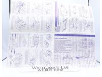 Cobra Hydrofoil Moray 1985 ORIGINAL Instructions/ Blueprints G.I. Joe Hasbro