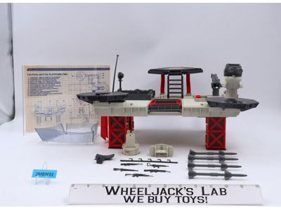 Tactical Battle Platform 100% Complete G.I. Joe 1985 Vintage Playset NO REPRO