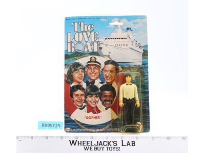 Gopher The Love Boat 1981 Mego Vintage 3.75" Action Figure NEW MOSC SEALED