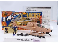 Locust XH-1 Assault Copter Complete GI Joe 2000 Hasbro Action Figure Vehicle