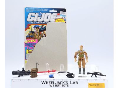 Red Star V1 100% Complete 22 Cardback 1991 G.I. Joe Hasbro Vintage Action Figure