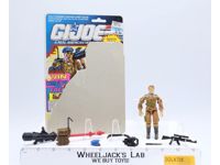 Red Star V1 100% Complete 22 Cardback 1991 G.I. Joe Hasbro Vintage Action Figure
