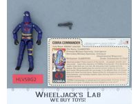 Cobra Commander V2 MAIL AWAY 100% Complete G.I. Joe 1984 Hasbro Vintage Figure