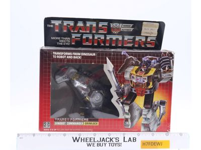 Grimlock W/BOX & INSERT MIB 100% Complete 1985 Vintage Hasbro G1 Transformers