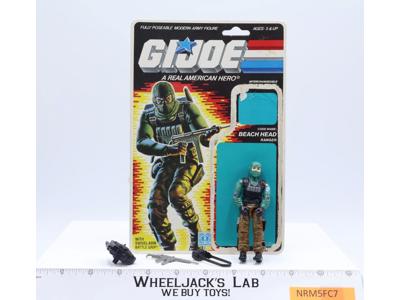 Beach Head V1 Complete 34 Cardback 1986 G.I. Joe Hasbro Vintage Action Figure