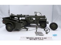Combat Jeep 7000 W/ Trailer GI Joe 1965 Vintage Vehicle Action Figure