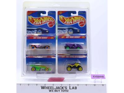 Hot Hub Series 1-4 Complete Set #307-08-10-11 Hotwheels 1994 Mattel NEW SEALED