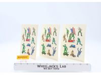 GI Joe 3 Sheets of Stickers 1983 Hasbro Hallmark A Real American Hero Vintage