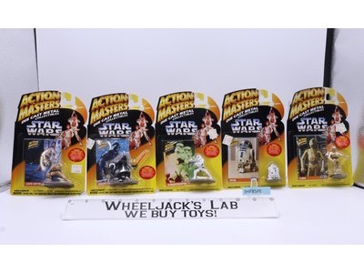 Lot of 5 Action Masters Die-Cast Collectibles Star Wars 1994 Kenner NEW SEALED