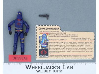 Cobra Commander V2 MAIL AWAY 100% Complete G.I. Joe 1984 Hasbro Vintage Figure