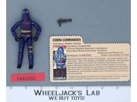 Cobra Commander V2 MAIL AWAY 100% Complete G.I. Joe 1984 Hasbro Vintage Figure