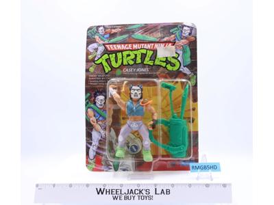 Casey Jones Teenage Mutant Ninja Turtles TMNT 1989 Playmates NEW MOSC Unpunched