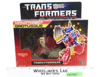 Grotusque W/Box & Insert 100% Complete WORKS 1987 Hasbro G1 Transformers MIB