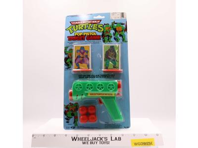 Pop Pistol Target Game Teenage Mutant Ninja Turtles TMNT 1990 NEW SEALED