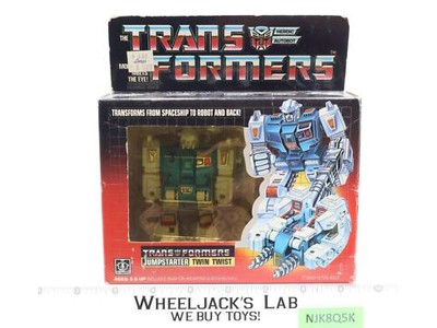 Twin Twist 100% Complete W/BOX & INSERT G1 Transformers 1985 Vintage MIB
